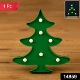 Christmas Tree Shape Led Decorative Night Light (1 Pc)